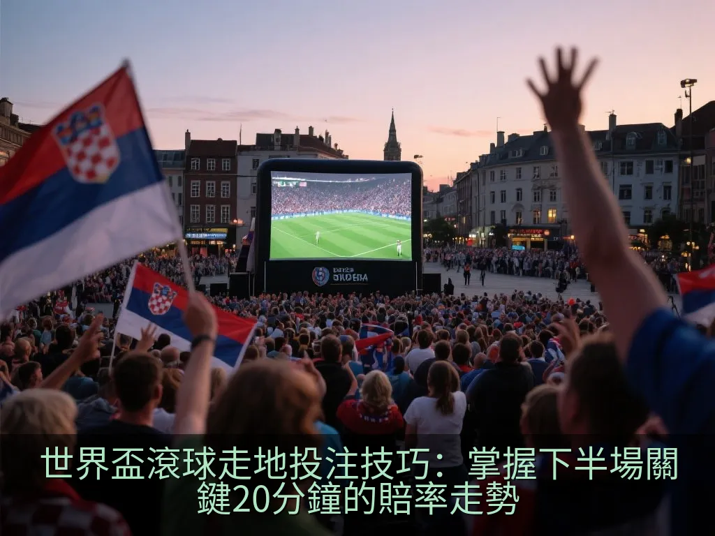 世界盃滾球走地投注技巧：掌握下半場關鍵20分鐘的賠率走勢
